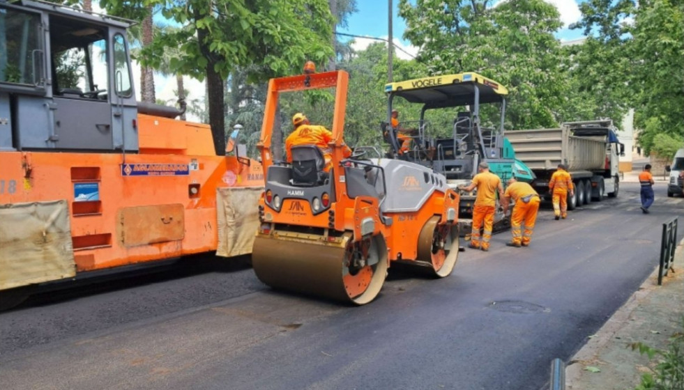 Arranca en Cáceres con un montante de 300.000 euros la segunda fase de la campaña de asfaltado