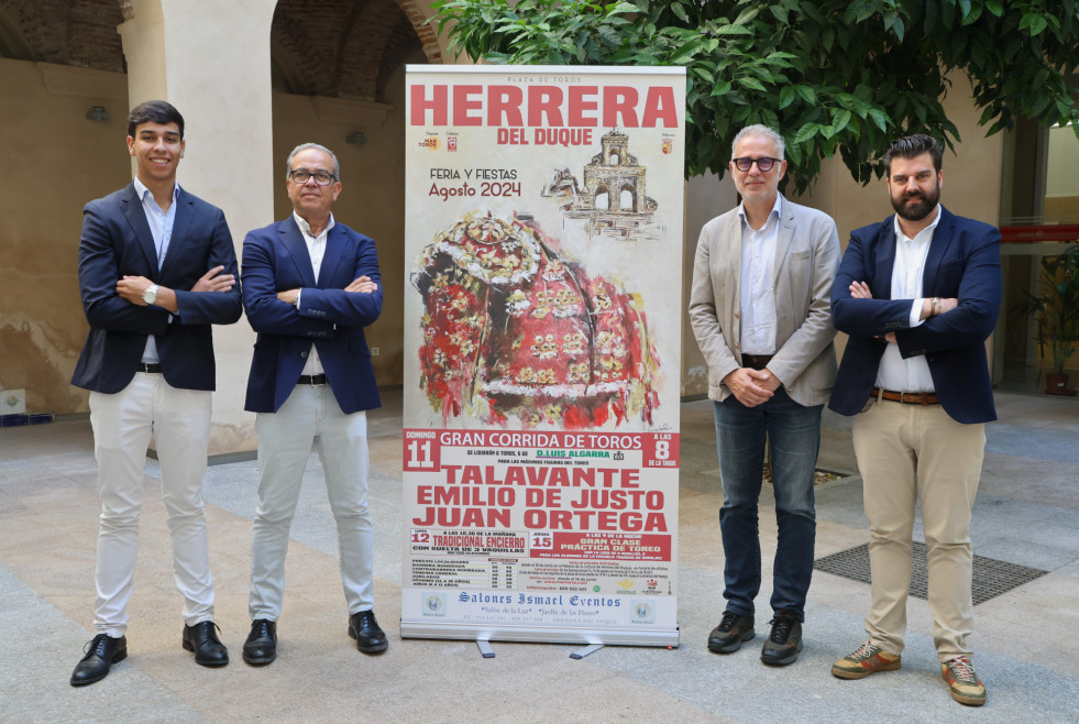 Talavante, Emilio de Justo y Juan Ortega forman el cartel de la Feria de Herrera del Duque