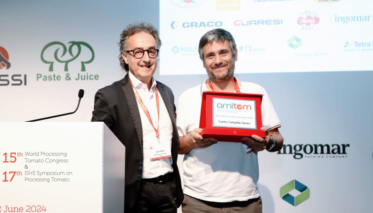 Un investigador extremeño premiado en el Congreso Mundial del Tomate