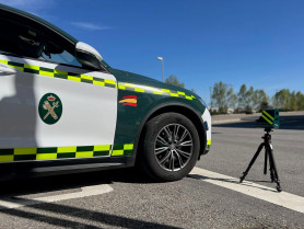 Pillado un conductor a 180 km/h en una vía limitada a 90