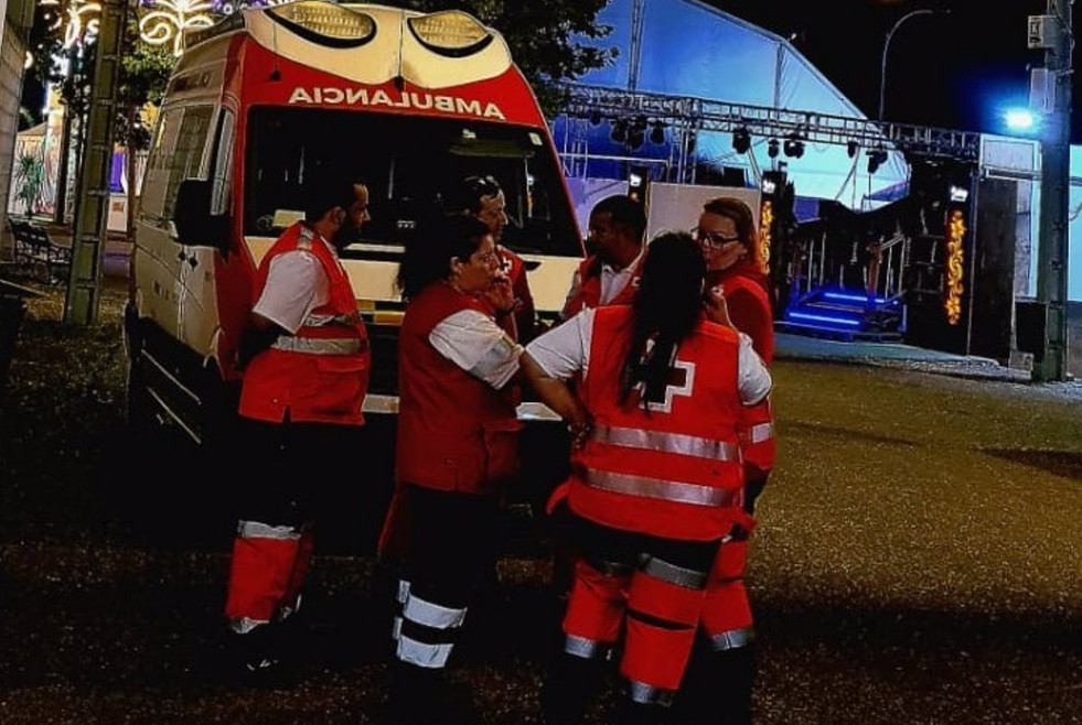 Cruz Roja atiende a ocho personas en la Feria de San Juan de Badajoz