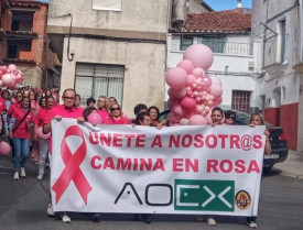 Cientos de personas se unirán para luchar contra el cáncer en la Marcha Rosa de Talayuela