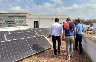 Una delegación de Bolivia visita los proyectos de eficiencia energética de la Diputación de Badajoz