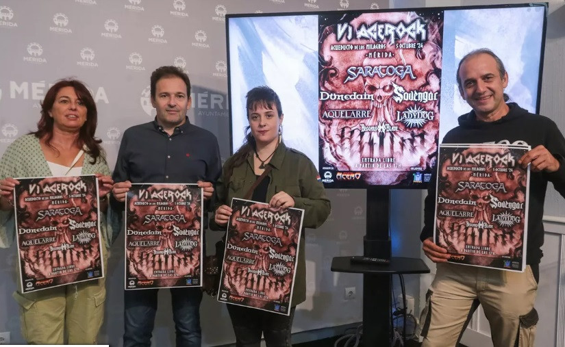 Saratoga protagonizará un festival de heavy metal en Mérida