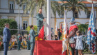 El izado de la bandera nacional en Mérida inicia los actos de la patrona de la Guardia Civil