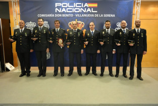 La Policía Nacional de Don Benito-Villanueva celebra la festividad de su patrón