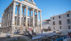 Más de un centenar de escolares participan un cuentacuentos en el Templo de Diana de Mérida