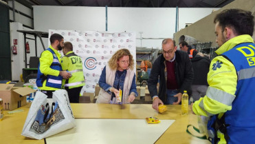 Protección Civil y varias asociaciones de Cáceres recogen material este fin de semana para los valencianos