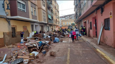 Reciben a la BRIF de Pinofranqueado entre aplausos a su llegada a los pueblos afectados