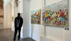 El senegalés Ibou Diagne refleja con una exposición en Badajoz las costumbres y sombras de su país