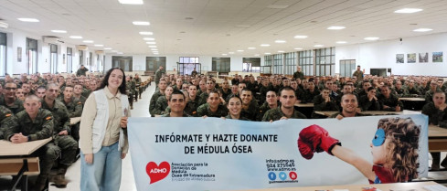 Más de 1.300 alumnos del Cefot de Cáceres reciben información sobre donación de médula ósea