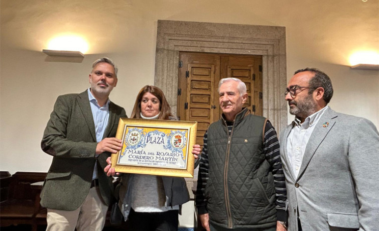 Plasencia rinde homenaje a Charo Cordero poniendo su nombre al entorno del Puente Trujillo