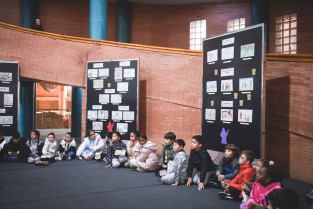 Más de 4.300 escolares de Mérida participan en un concurso de dibujo sobre Santa Eulalia