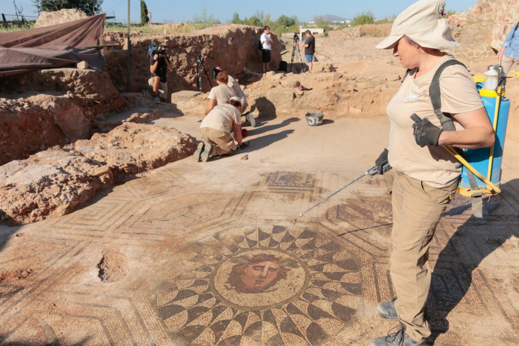 El mosaico de Medusa de la Huerta de Otero se integrará en el circuito de la Alcazaba árabe de Mérida