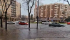 La intensa lluvia de la borrasca Garoé causa estragos en Badajoz