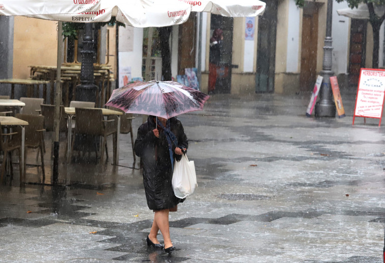 La borrasca Herminia deja lluvias generalizas en Extremadura