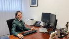 Aurora Vicente, primera mujer jefa de personal de la Guardia Civil de Cáceres