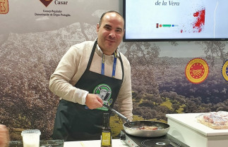 El cocinero extremeño David Gibello sorprende con sus tapas en Madrid Fusión