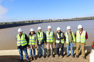 Extremadura impulsa las obras de 1.200 hectáreas de regadío en Monterrubio de la Serena