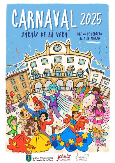 Cartel Carnaval Jaraiz de la Vera 2025