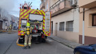 Dos personas atendidas por inhalación de humo en el incendio de una vivienda en Moraleja