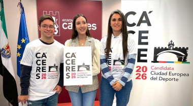 Cáceres presenta su candidatura a “Ciudad Europea del Deporte 2026”