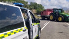 Herida una mujer en un accidente registrado entre un tractor y un turismo