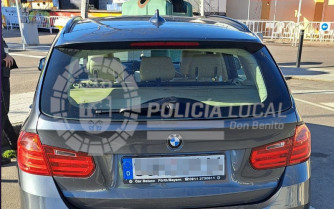 Detenido un hombre en Don Benito cuando circulaba con un vehículo robado