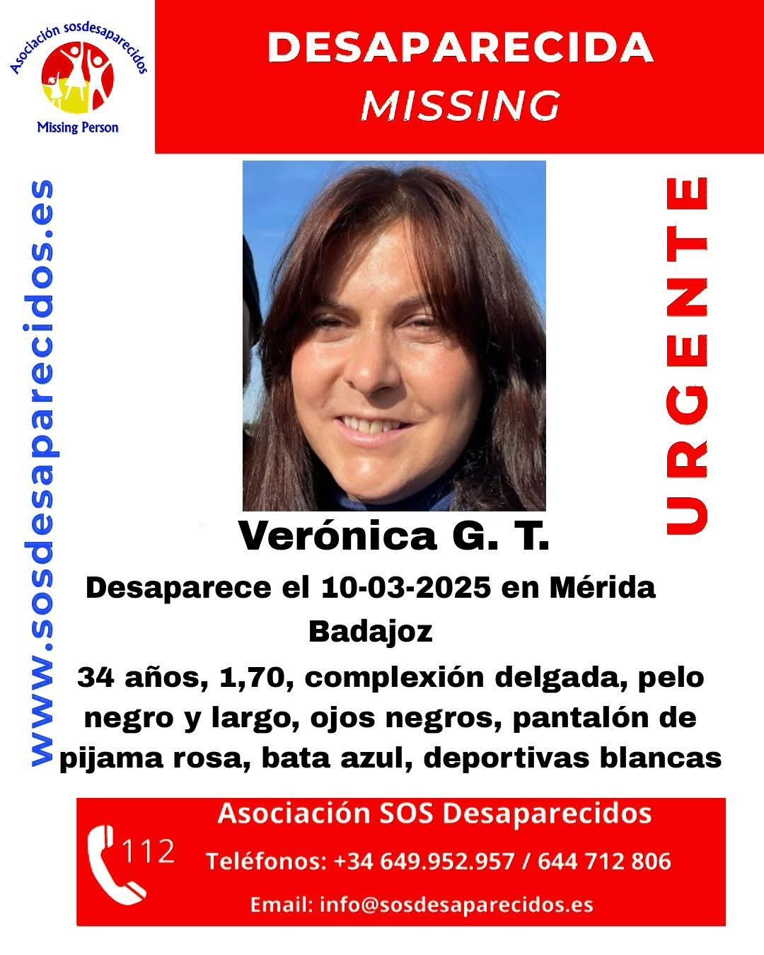 Cartel veronica desaparecida meridaa