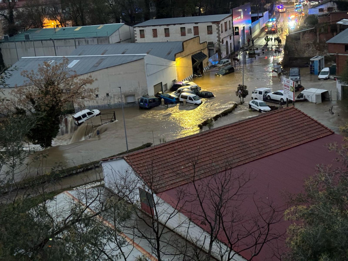 Rotura de la presa de la Maricana en Jarandilla de la Vera (1)