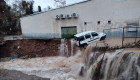 Más de 300.000 litros de agua han inundado la parte baja de Jarandilla al romperse la presa de La Maricana