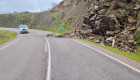 Un desprendimiento de tierra provoca el corte de la carretera de Cáceres a Torrejón el Rubio