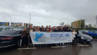 Caravana para reivindicar la conversión en autovía de la carretera que une Badajoz y Huelva