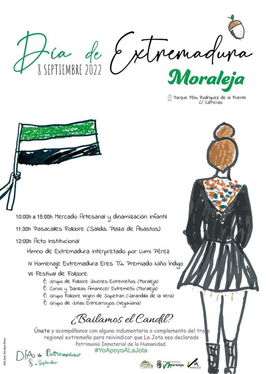 Cartel Día de Extremadura Moraleja 2022